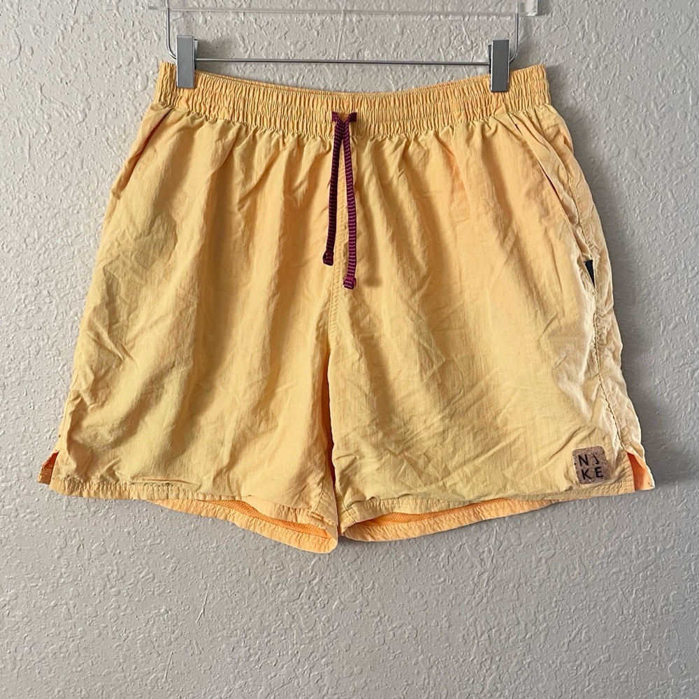 Nike Swimming Icon Volley 7 inch swim Yellow Men’s Shorts Size XL